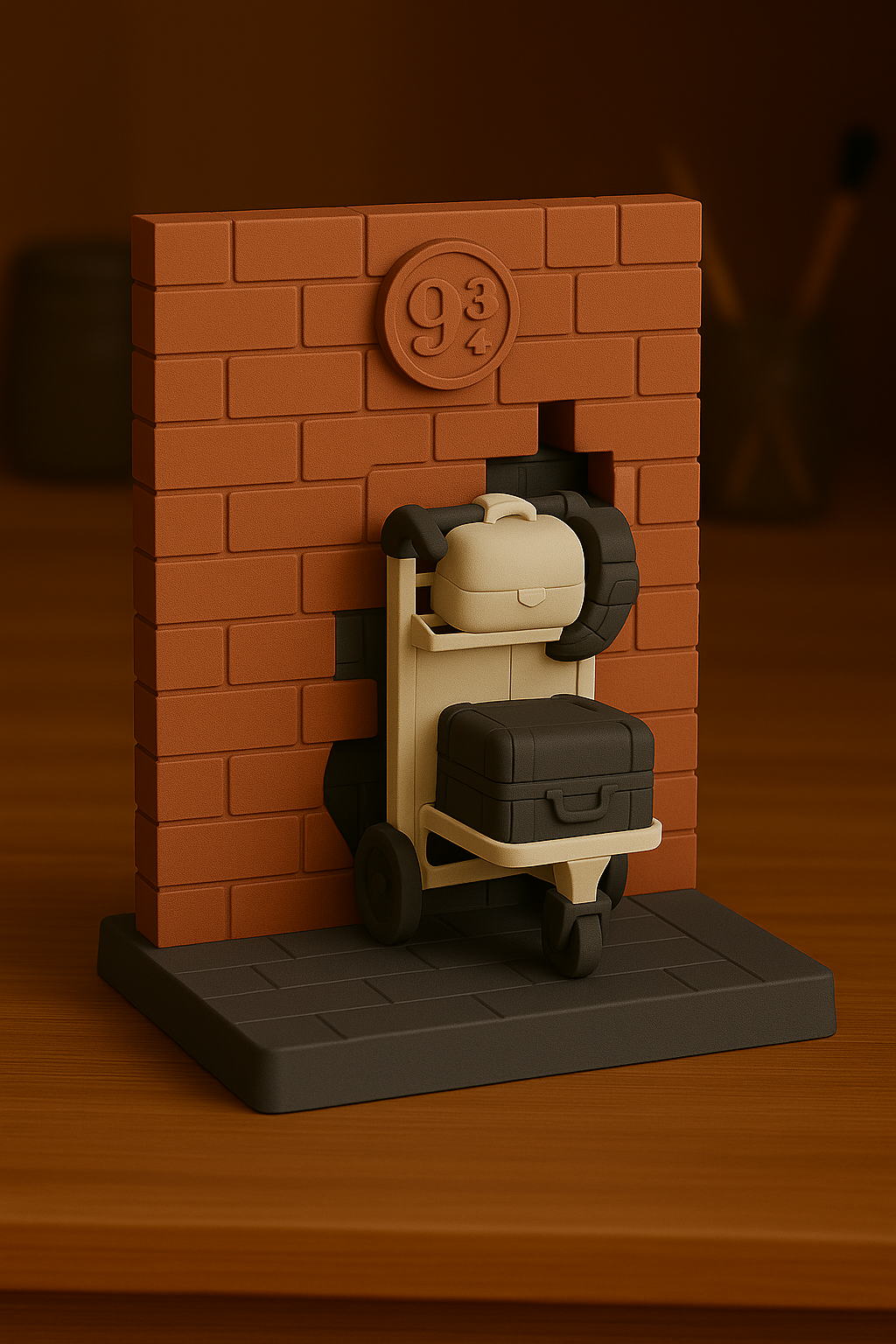 Platform 9¾ Wizard Luggage Scene