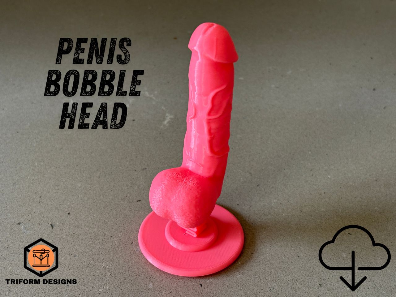 Penis Bobble Head - Desktop/Dashboard NSFW Fidget Toy