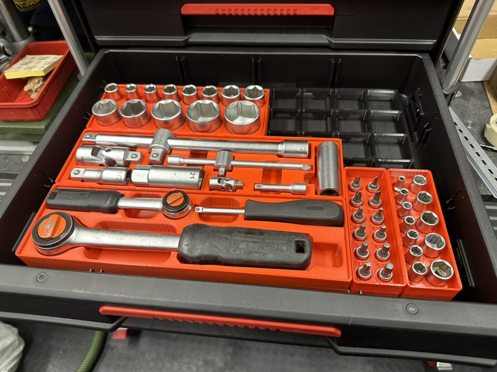 Proxxon Socket Set Gridfinity Inserts