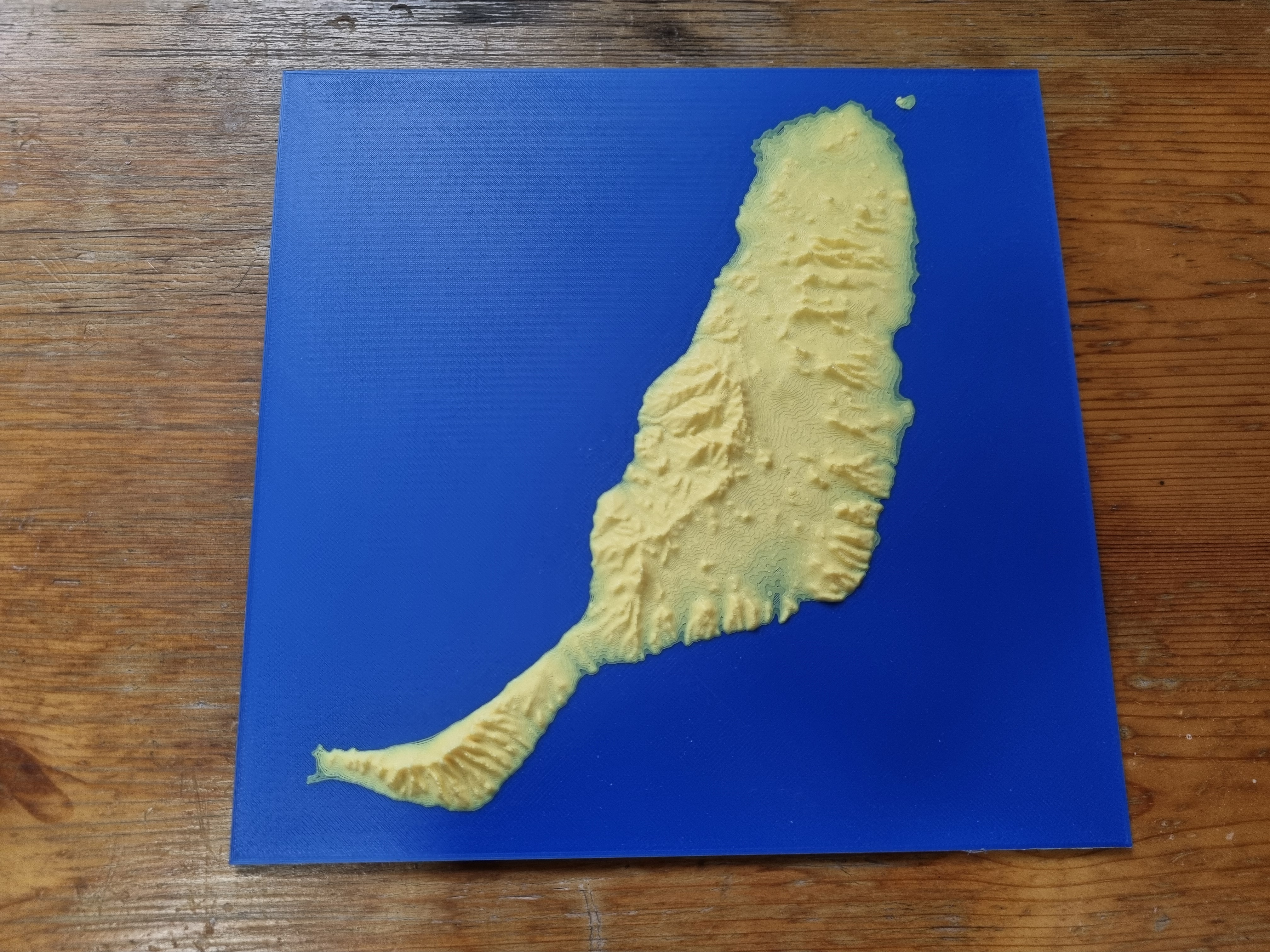 Fuerteventura 3D map Kanaren Canaria island