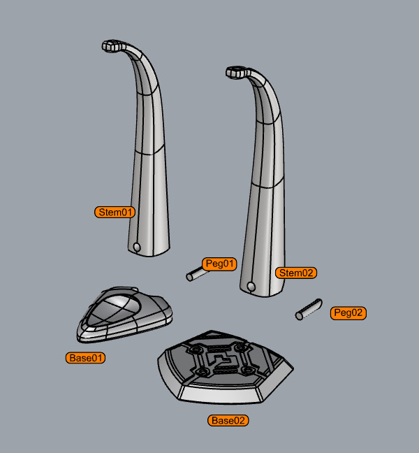 Display Stand for Transformers Skyboom Shield — miniatura 7