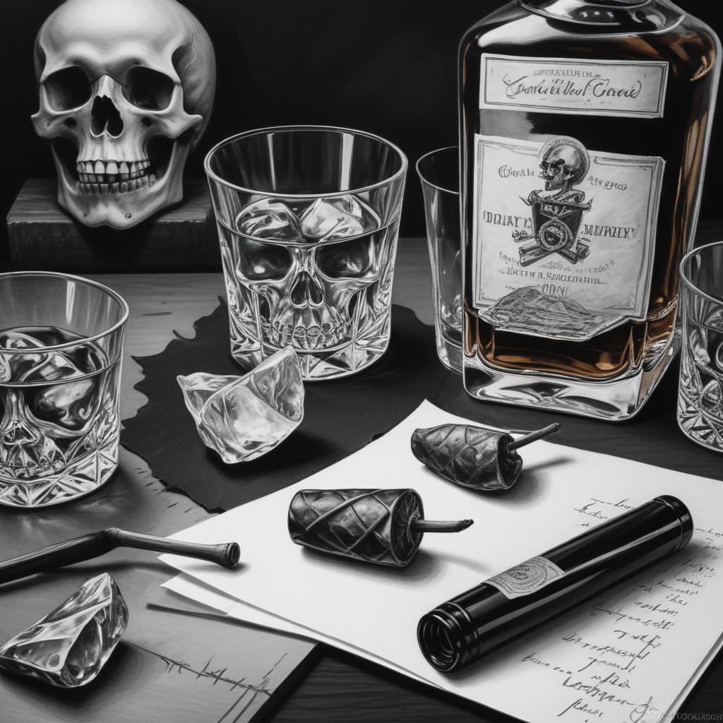 Hueforge Whiskey and Cigarre