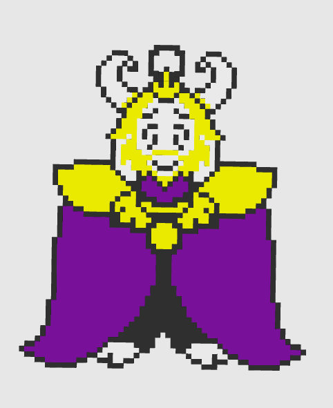 Undertale Asgore Keychain