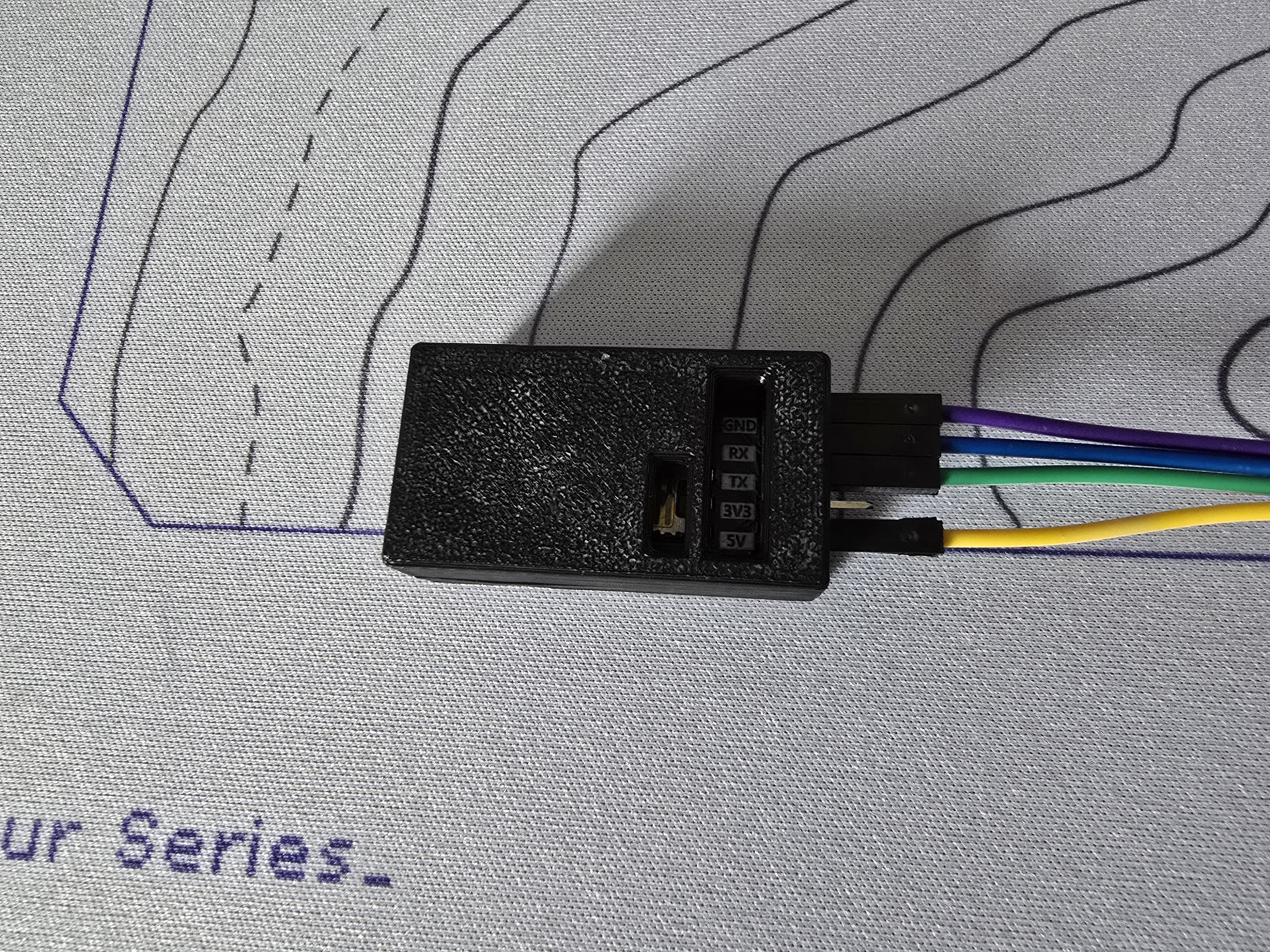 Mini USB C UART TTL case 3D model