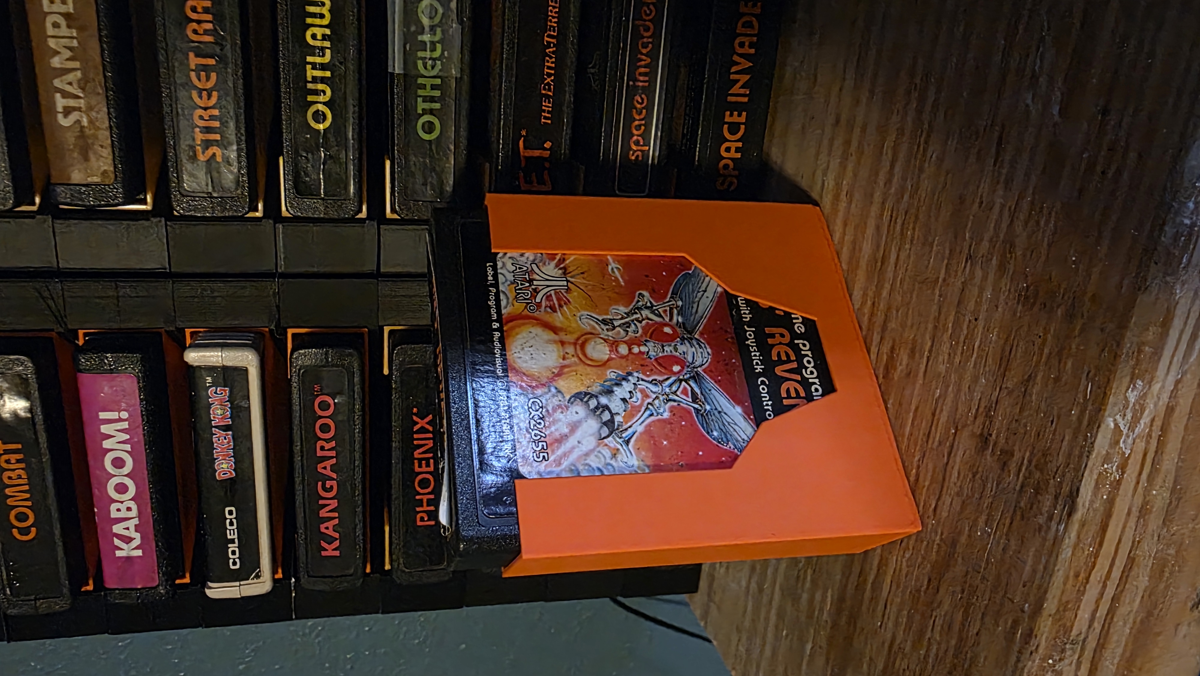 Stackable Atari 2600/7800 Game Storage – Support-Free Print with Dust Covers