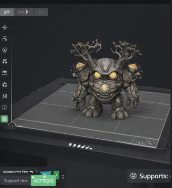 Support-Free Forest Golem Guardian – GroveCore (RootRigs Series)