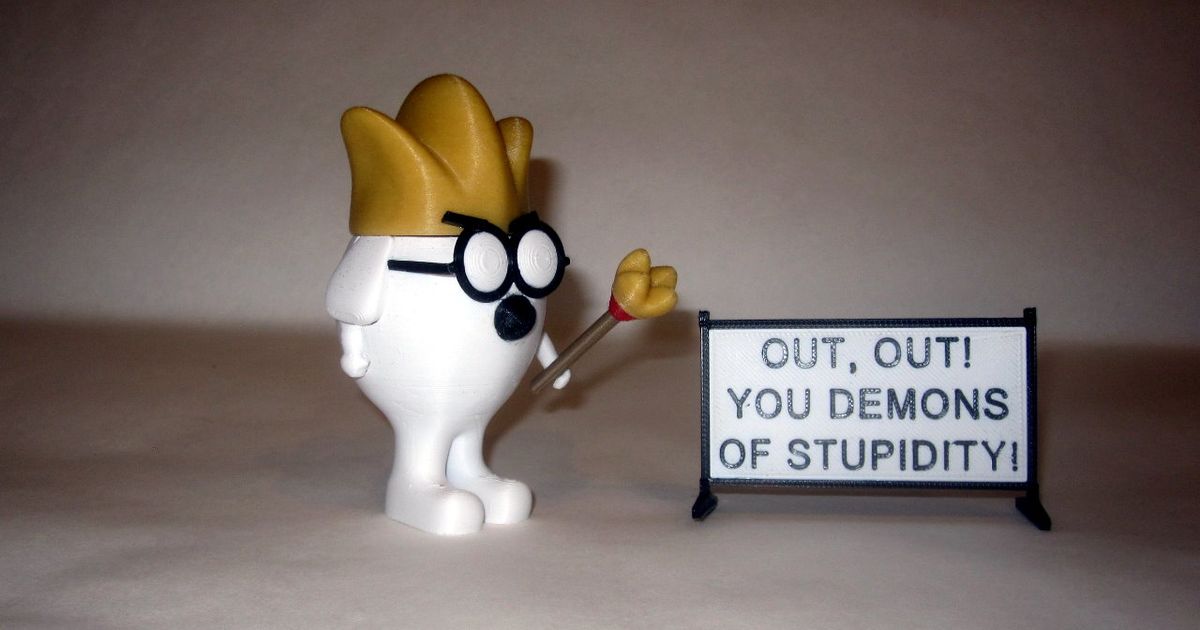 Dogbert by reddadsteve | Download free STL model | Printables.com
