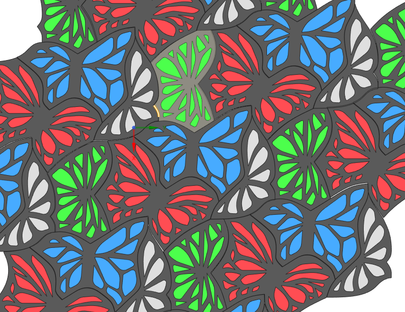 Tessellating butterflies