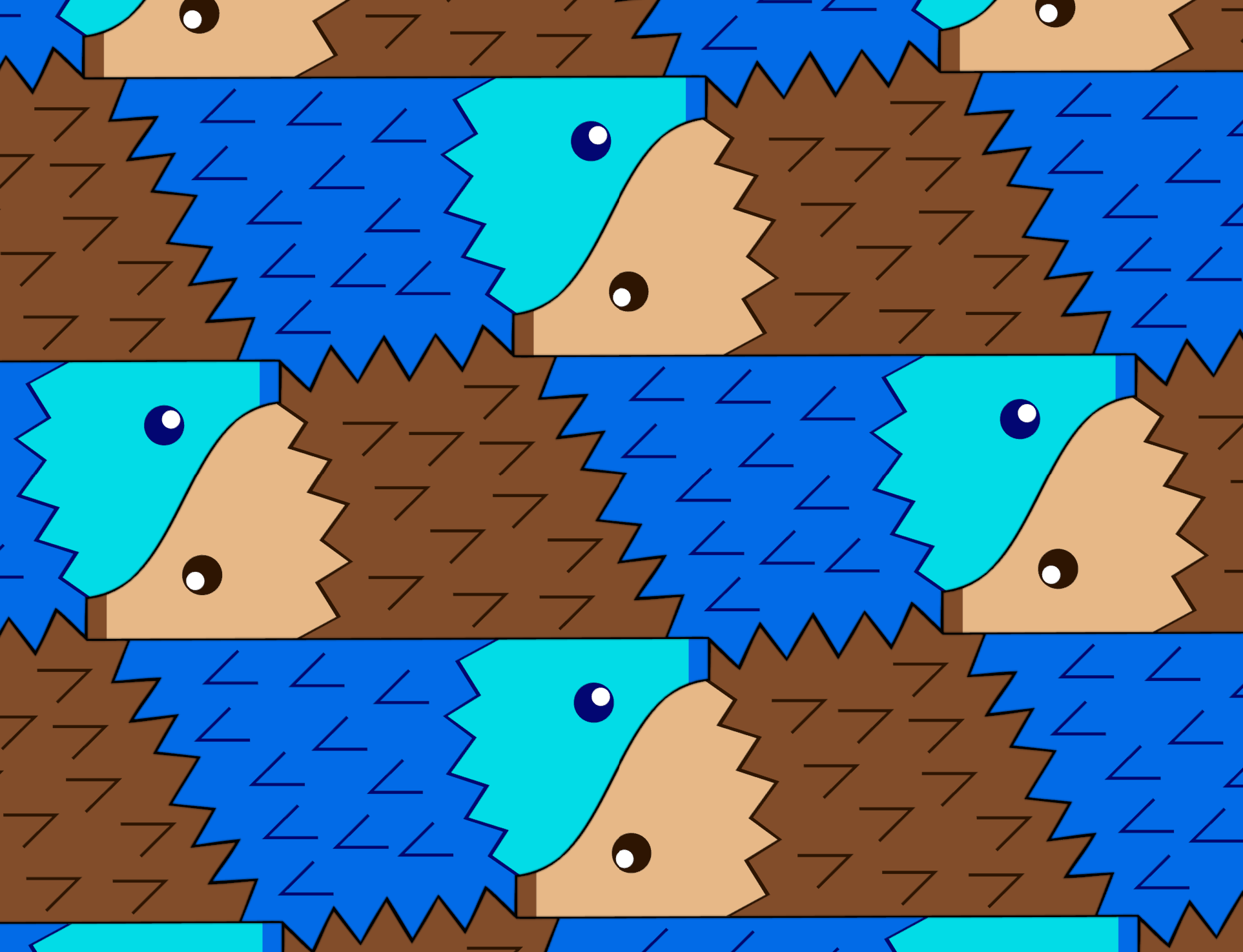 🦔 Tessellating hedgehog