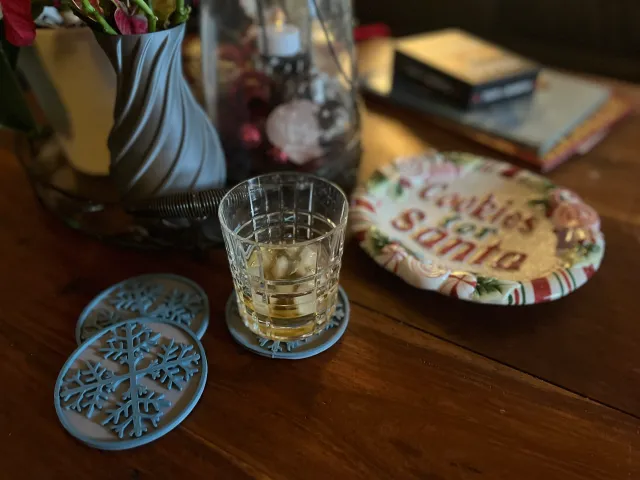 Snowflake Coaster