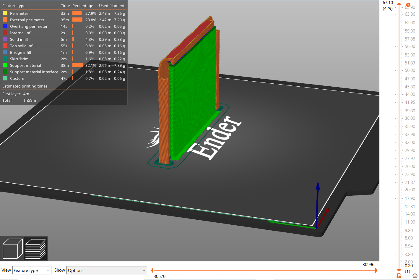 Semi Permanent Ender 3 Pro Screen cover