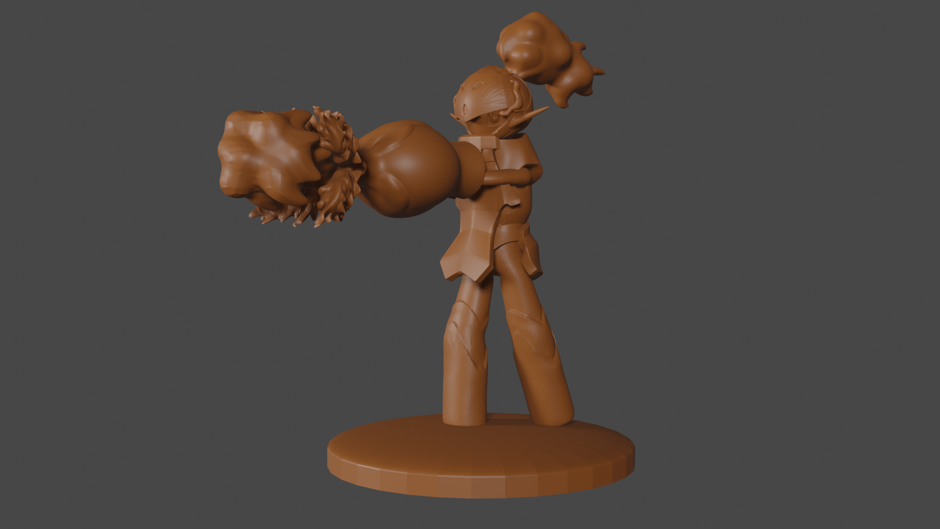 Pokemon inspired, Armarouge, Tabletop DnD miniature