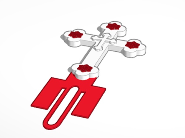 Miniatura 2 do modelo 3D Cross BookMark
