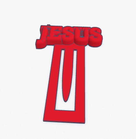 Jesus BookMark by 3DAJB | Download free STL model | Printables.com