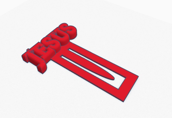 Jesus BookMark by 3DAJB | Download free STL model | Printables.com