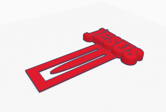 Miniatura 4 do modelo 3D Jesus BookMark