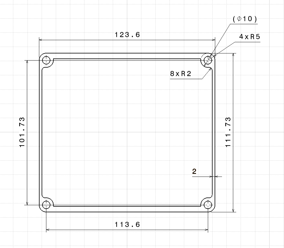 Miniatura 5 do modelo 3D Intel NUC 11 modular case