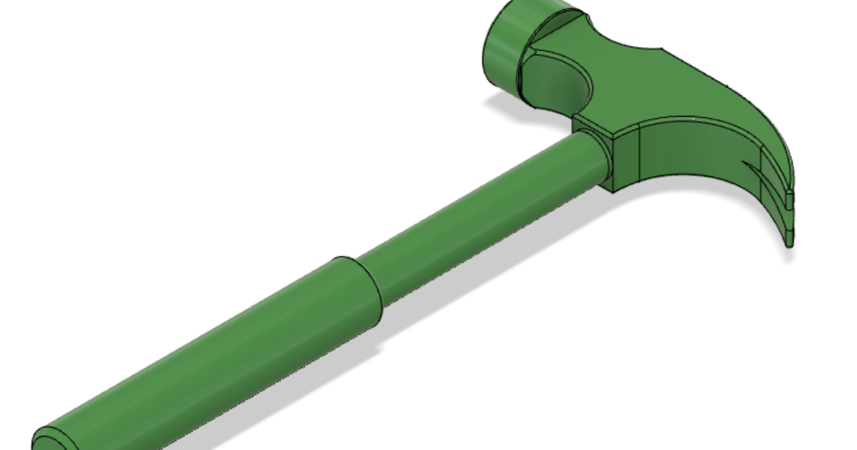 Toy Hammer by Odd Inventor | Download free STL model | Printables.com