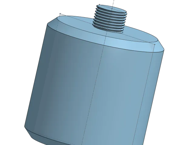 5/8" to Shock Mount Mic Adapter/Extender