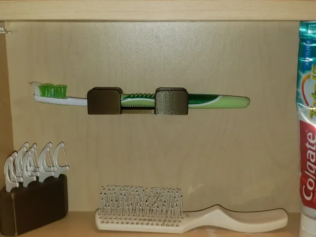 Toothbrush holder - horizontal