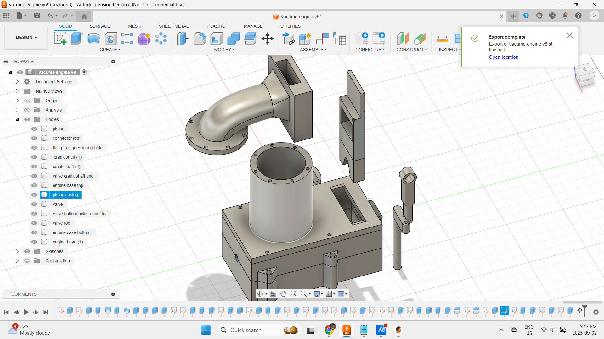 vacuum engine