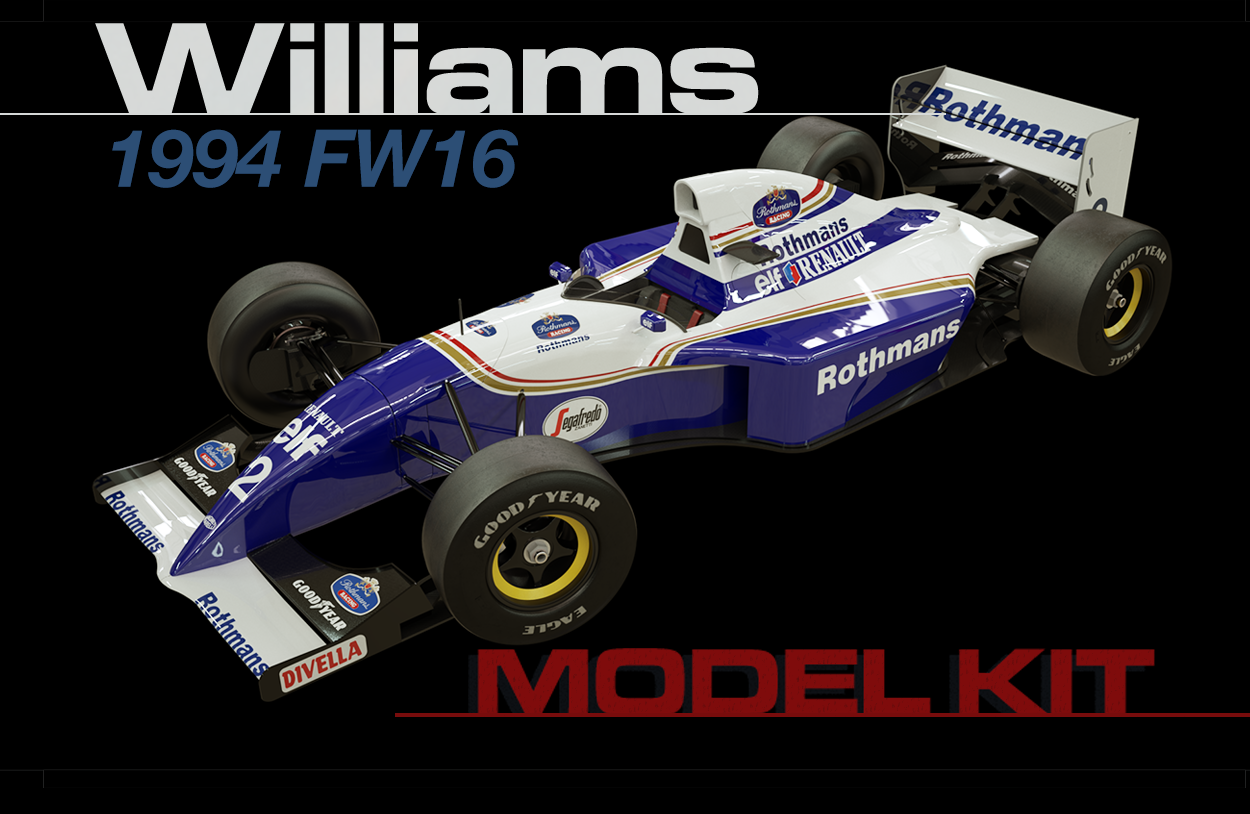 Ayrton Senna's Williams FW16: F1/Formula 1 Car Model Kit