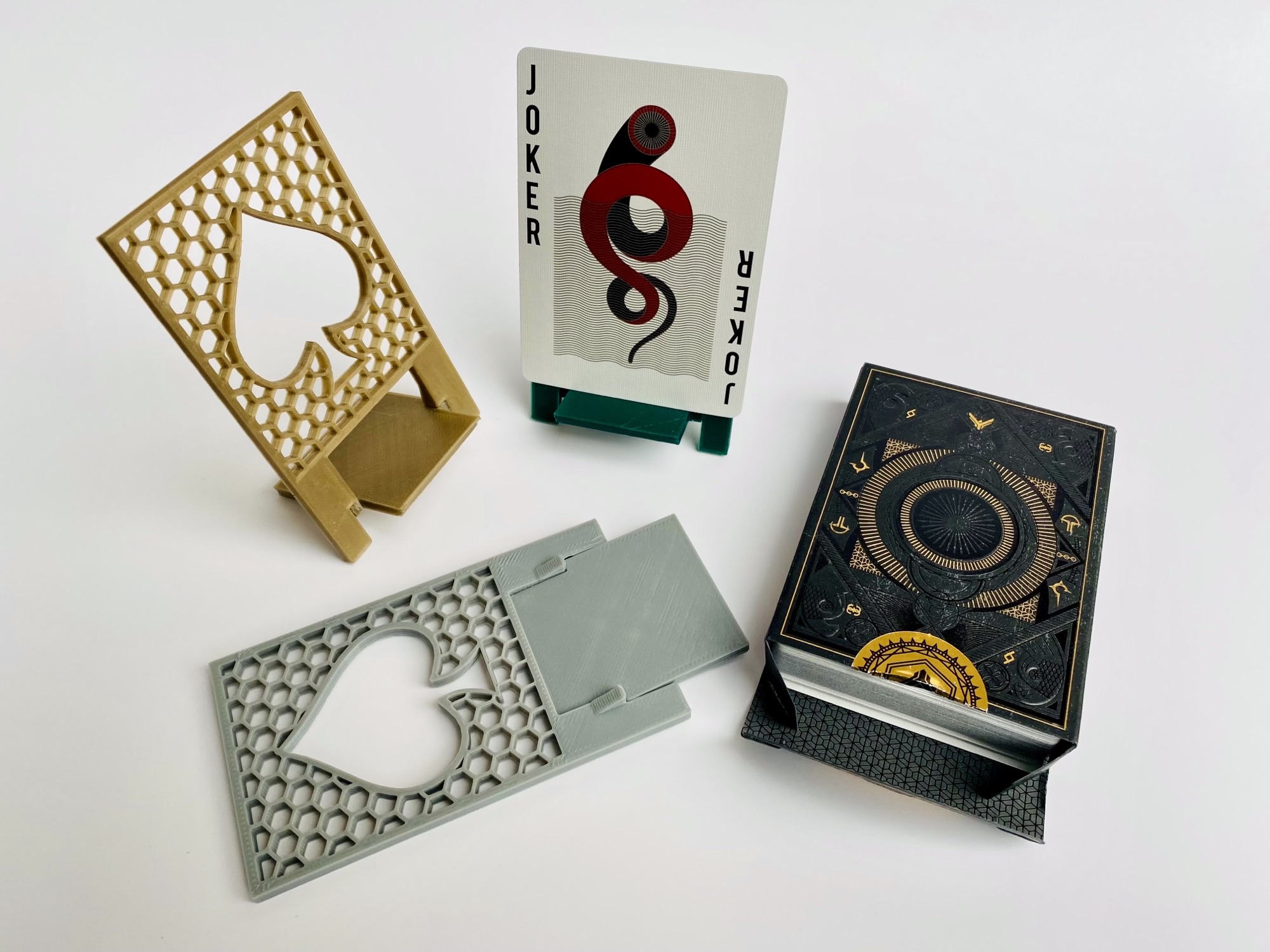 Card Deck Display Stand (Print-in-Place)