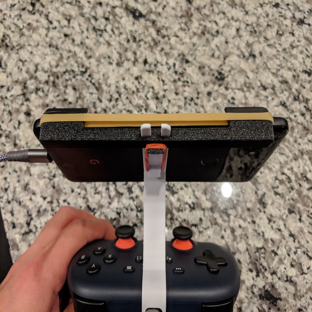 Miniatura 9 do modelo 3D Adjustable Stadia Controller Phone Mount - Improved