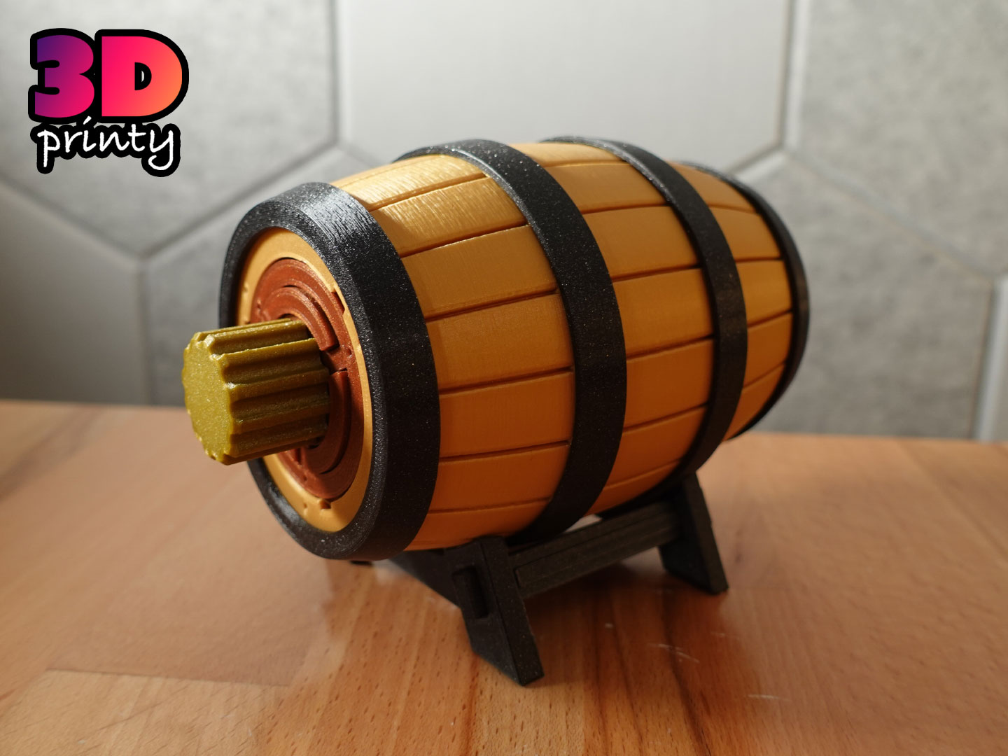 Print-in-Place Twisty Puzzle - Barrel
