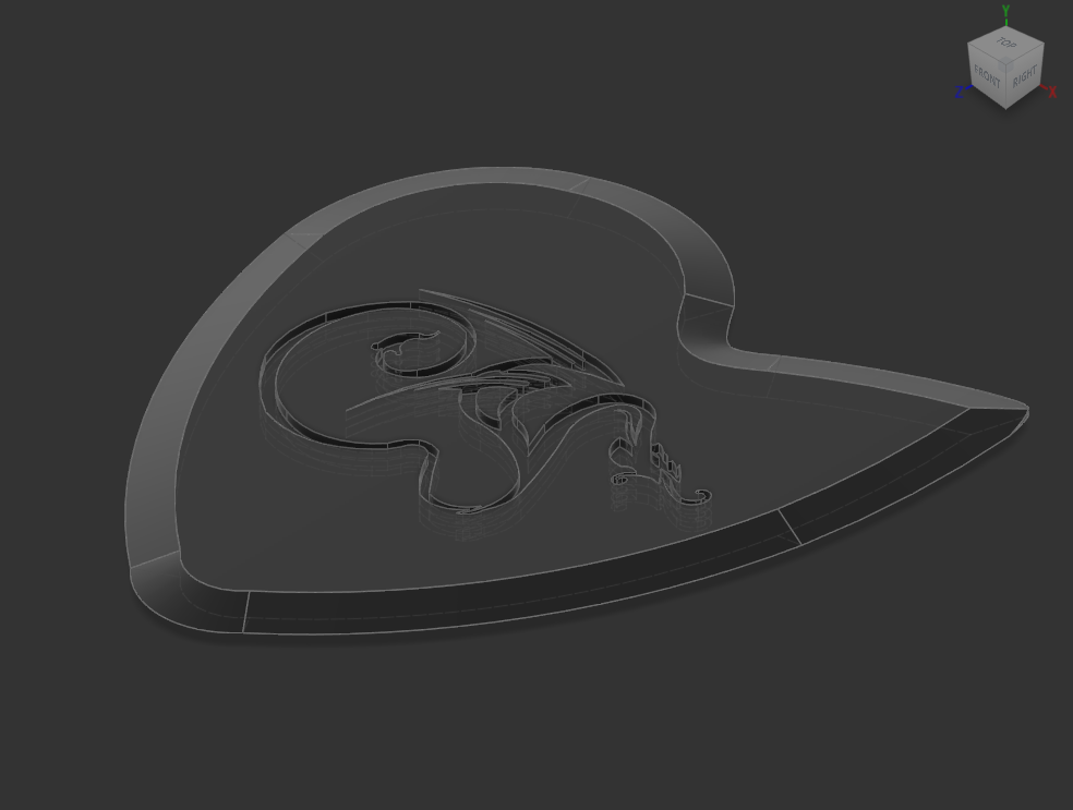 Dragon's Heart Guitar Pick