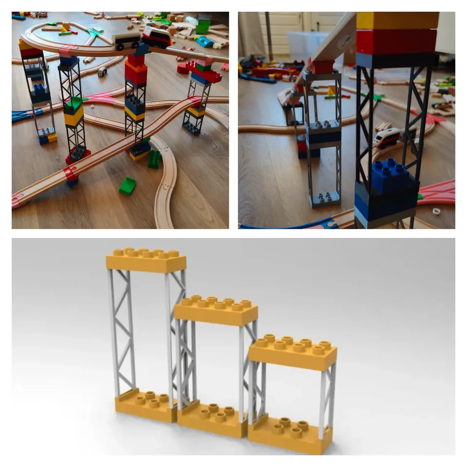10 adattatori Brio Duplo compatibili con Ikea Lillabo Thomas Melissa Lidl - Italia