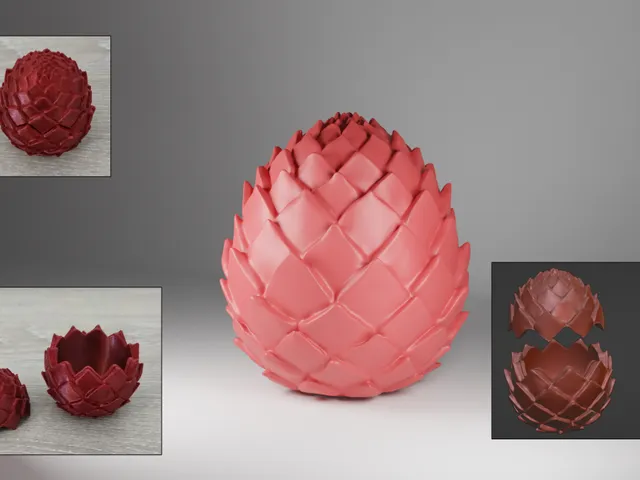 organic spiky dragon egg
