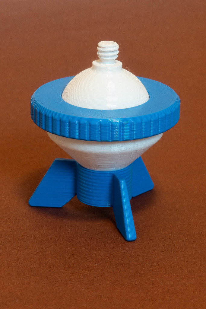 Miniatura 3 do modelo 3D Can you Thread? Mini Tripod Thread Benchmark