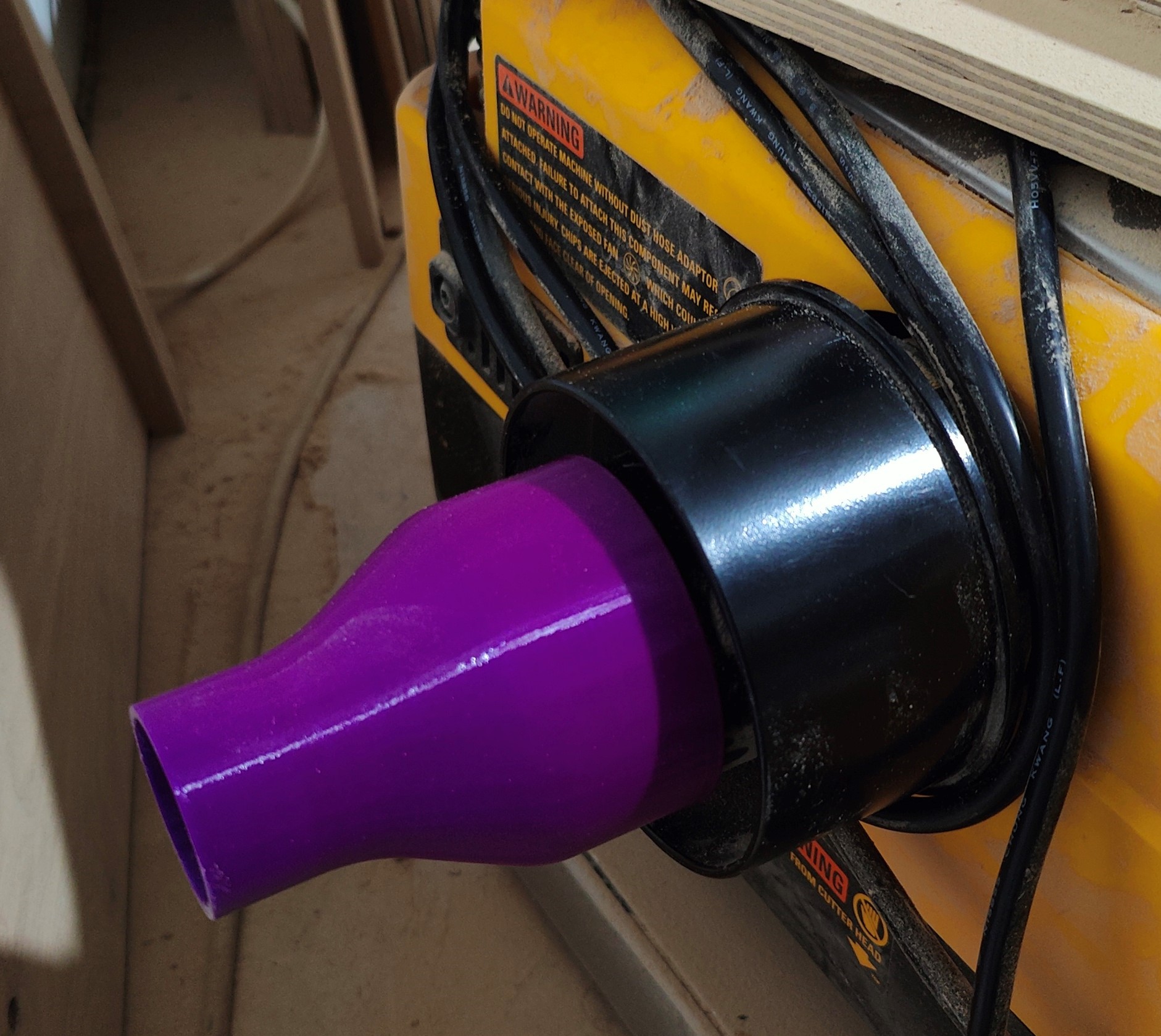 Dewalt dw735 to shopvac
