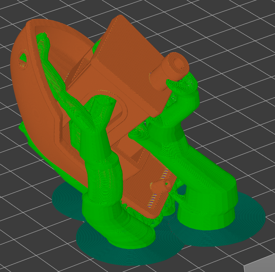 Miniatura 2 do modelo 3D benchy organic support test