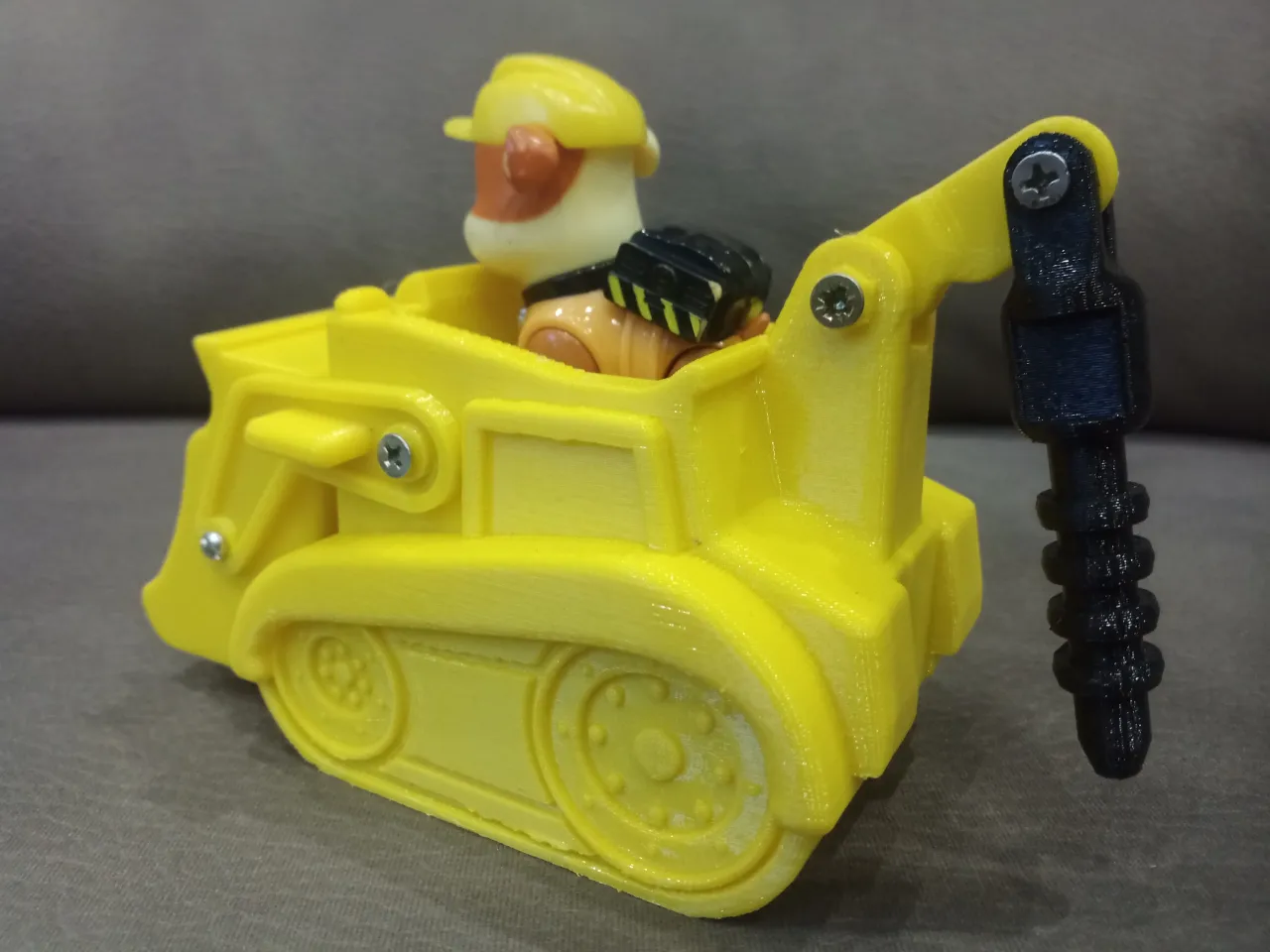 PAW PATROL RUBBLE Bulldozer by Bubutech, Download free STL model