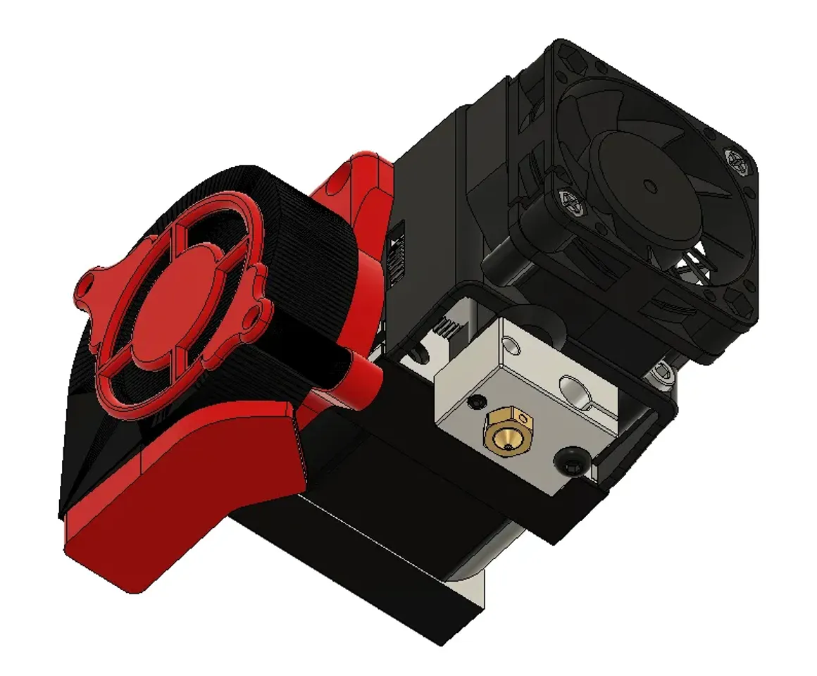 Free 3D file Wanhao Duplicator I3 Bowden Extruder for E3D V6