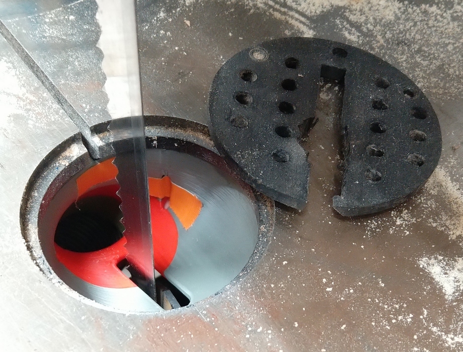 Band Saw Dust collection Adapter