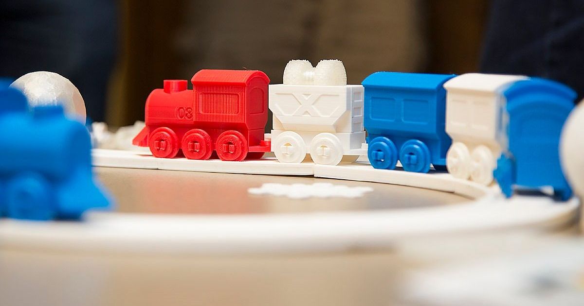 3d printed train set new arrivals