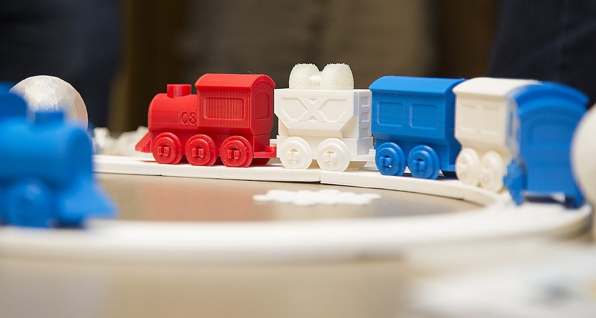 Microsoft 3D Builder Train Set