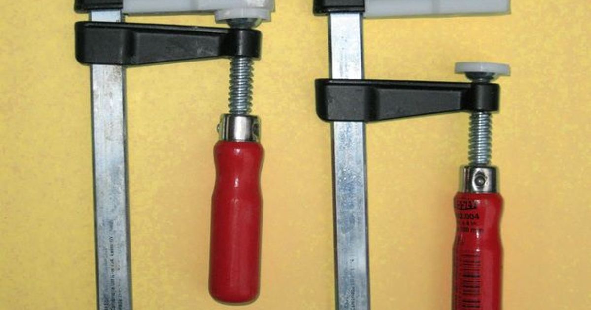 Bessey 4" clamp pads by DmK Download free STL model