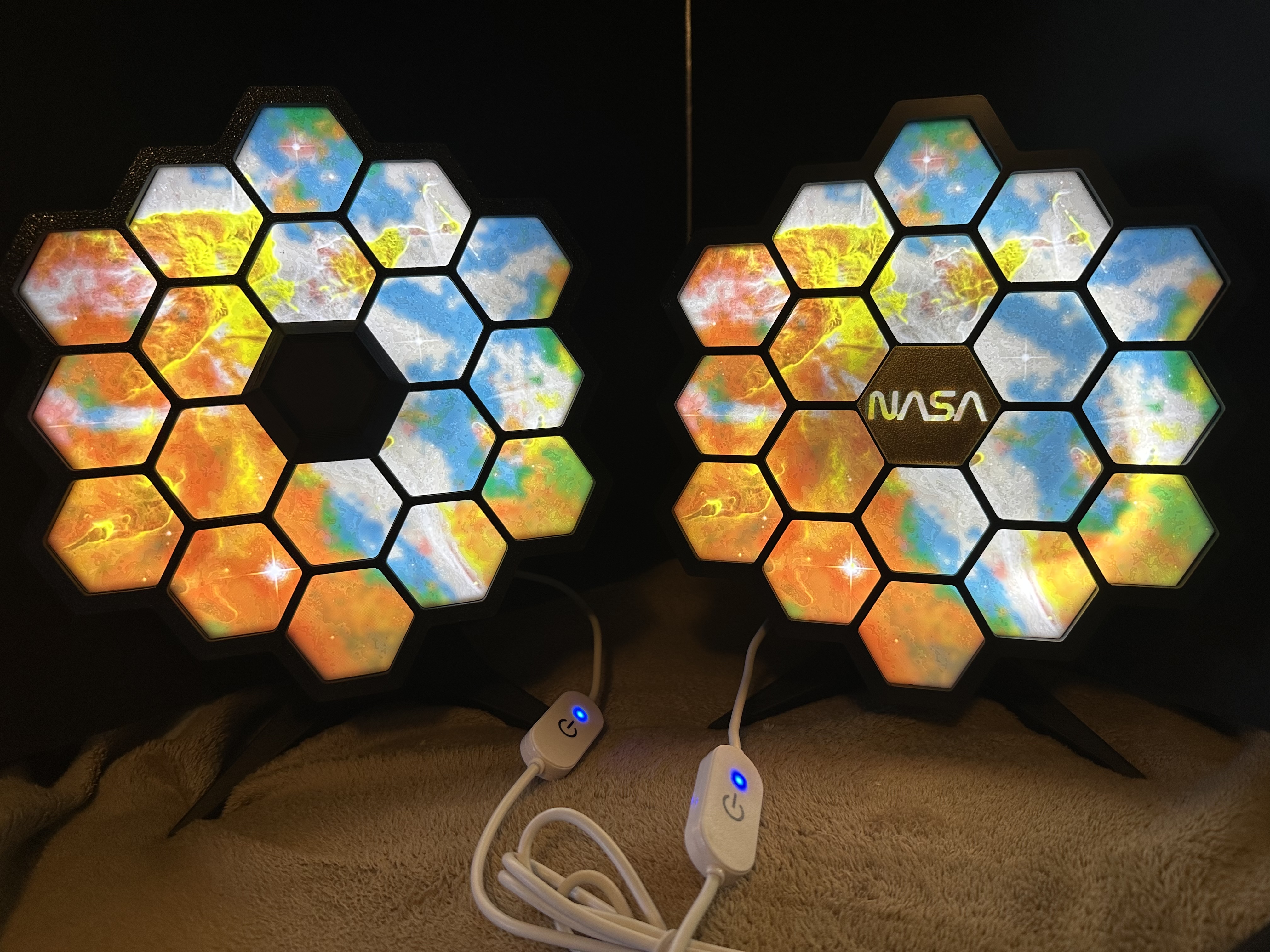 James Webb Space Telescope LED Lightbox for BambuLab X1C with AMS