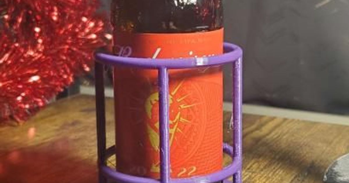 Tubular bottle holder by JoeRixon Download free STL model