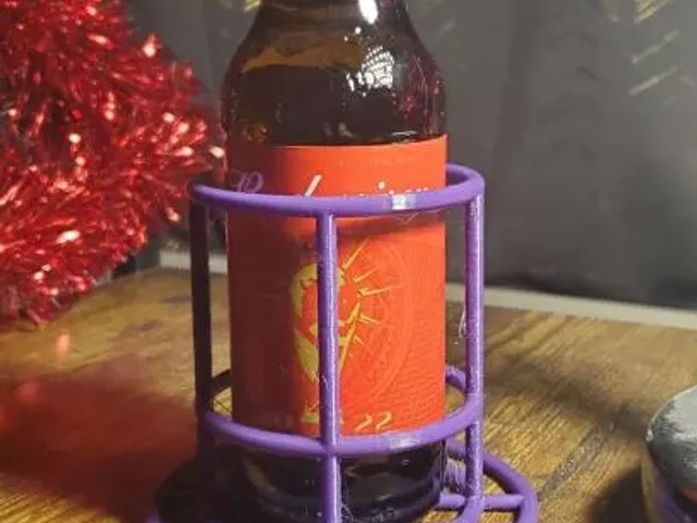 Tubular bottle holder