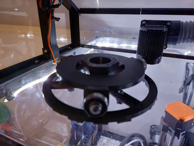Horizontal filament spool holder - Ring addon
