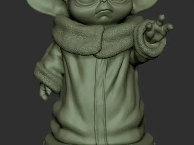 Figurine baby yoda
