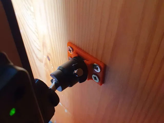 Cold shoe wall mount