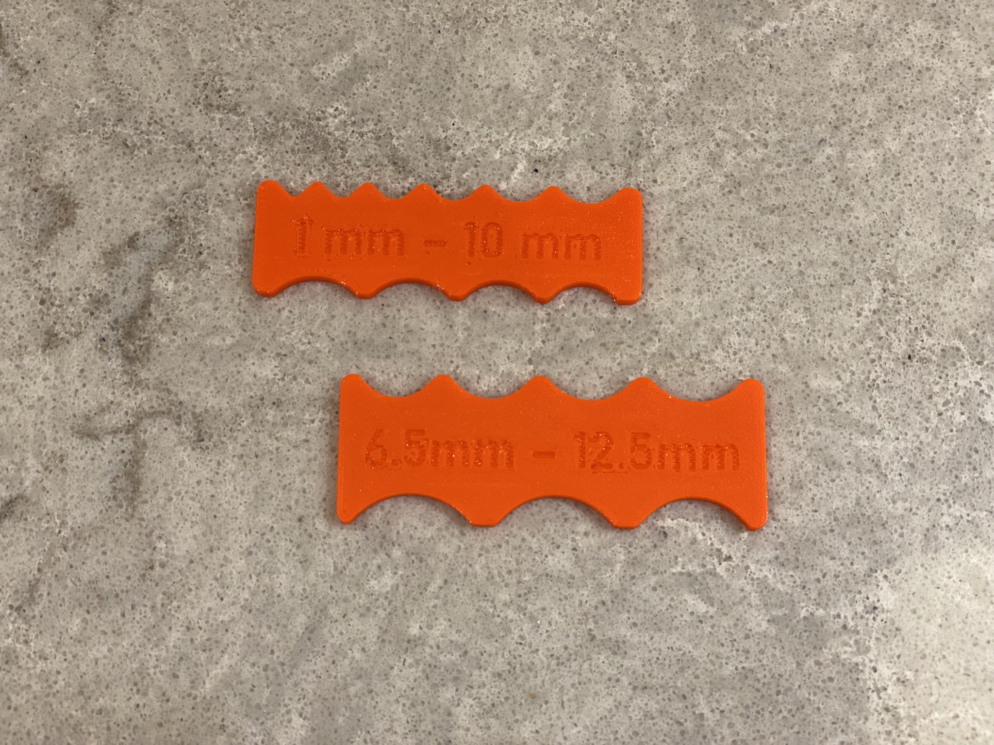 Corner Radius Measuring Tool by Adam Download free STL model