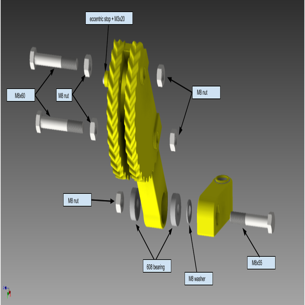 Simpson GUS construction based 3D printer — miniatura 11