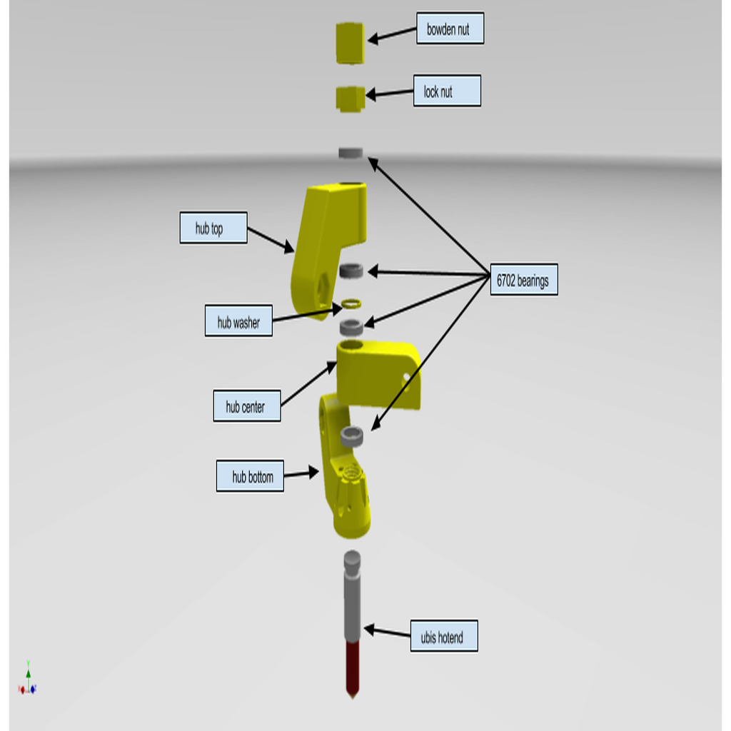 Simpson GUS construction based 3D printer — miniatura 12